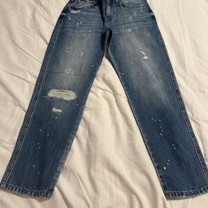 Fashion Nova Men's Relaxed Distressed Denim Jeans